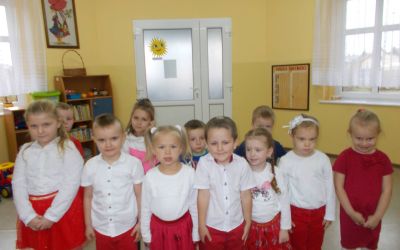 Słoneczka z PP w Lubni świętowali Narodowe Święto Niepodległości