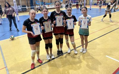SP KOSOBUDY: Zmagania w wojewódzkiej  lidze mini siatkówki dziewcząt „Kinder Joy of moving”
