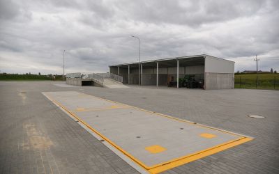 ROZBUDOWA PUNKTU SELEKTYWNEJ ZBIÓRKI ODPADÓW KOMUNALNYCH W BRUSACH