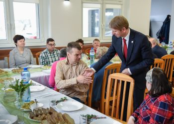 Śniadanie Wielkanocne Środowiskowego Domu Samopomocy w Brusach