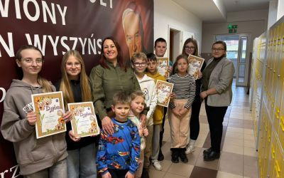 SP LEŚNO: Konkurs Plastyczny "Portret Babci i Dziadka"