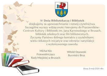 DZIEŃ BIBLIOTEKARZA I BIBILOTEK