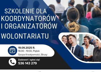 BEZPŁATNE SZKOLENIE DLA KOORDYNATORÓW NGO I OPIEKUNÓW SZKOLNYCH KLUBÓW WOLONTARIATU