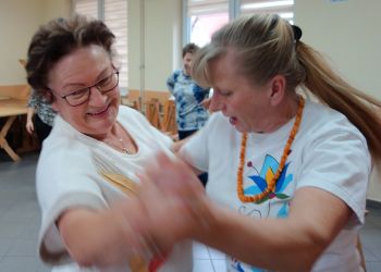 Tańczyli i śpiewali podczas warsztatów